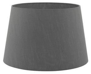 Dar CEZ1839 Cezanne Tapered 450MM Slate Grey Faux Silk Drum Shade