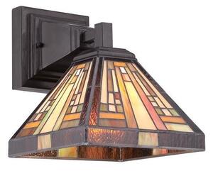 QZ/STEPHEN1 Stephen Tiffany 1 Light Bronze Wall Light