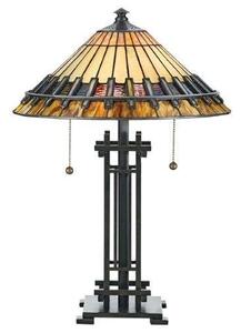 QZ/CHASTAIN/TL Chastain Tiffany Bronze 2 Light Table Lamp