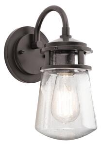 KL-LYNDON2-S-AZ Lyndon Small Exterior Wall Lantern Bronze