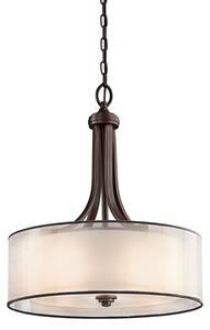 KL-LACEY-P-L-MB Lacey Large Pendant Lampshade Bronze Finish