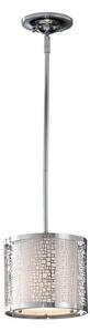 FE/JOPLIN/MP Joplin Chrome Mini Pendant with Cut Metal Shade