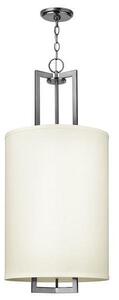 HK/HAMPTON/P/C Hampton Brushed Nickel Ceiling Pendant with Shade