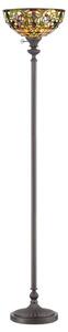 QZ-KAMI-UL Kami Tiffany Bronze Uplighter Floor Lamp