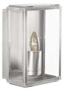 Searchlight 8204SS Satin Silver Box Outdoor Light