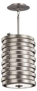 KL-ROSWELL-P-A Roswell Nickel 1 Light Ceiling Pendant Linear Design