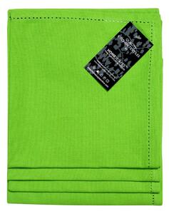 Homescapes Lime Green Cotton Fabric 4 Napkins Set