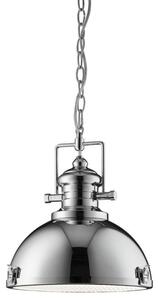 Searchlight 2297CC Industrial Pendant Ceiling Light In Chrome