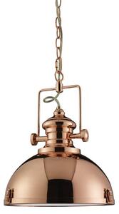 Searchlight 2297CU Industrial Copper Pendant Ceiling light