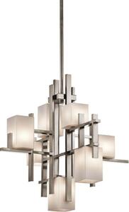 KL/CITYLIGHTS7A City Lights Classic Pewter 7 Light Chandelier