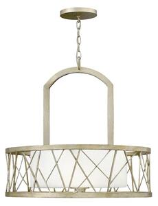 HK-NEST-P-B-SL Nest 3 Light Silver Leaf Ceiling Pendant Chandelier