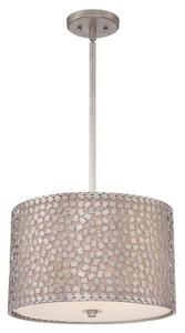 QZ/CONFETTI/P/M Confetti 3 Light Olde Silver Medium Pendant