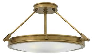 HK-COLLIER-SF-M Collier Medium Semi-Flush Ceiling Light In Heritage Brass, Diameter 559mm