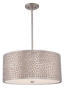 QZ/CONFETTI/P/L Confetti 4 Light Olde Silver Large Pendant