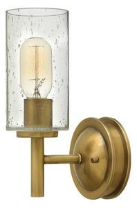 HK-COLLIER1 Collier 1 Light Wall Light In Heritage Brass