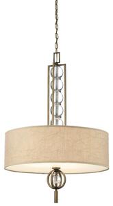KL-CELESTIAL-3P Celestial 3 Light Bronze Ceiling Pendant with Shade