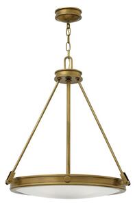 HK-COLLIER-P Collier 4 Light Ceiling Pendant Light In Heritage Brass