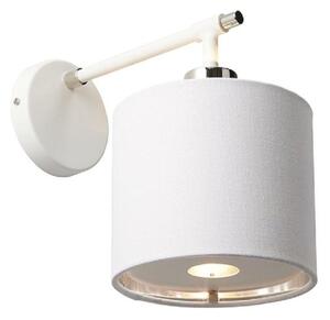 BALANCE1 WPN Balance 1 Light Wall Light In White And Polished Nickel