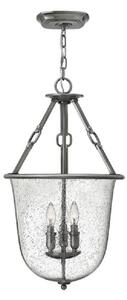 HK/DAKOTA/P Dakota 3 Light Pendant Chandelier In Polished Antique Nickel