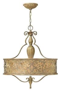 HK/CARABEL/P/B Carabel 3 Light Champagne Ceiling Pendant Chandelier