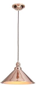 PV/SP CPR Provence Single Pendant Ceiling Light In Polished Copper