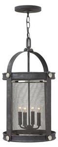 HK/HOLDEN4 DZ Holden 4 Light Aged Zinc Lantern Pendant Chandelier