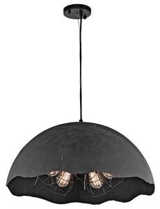 KL/FRACTURE/P/L Fracture 5 Light Weathered Zinc Ceiling Pendant