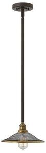 HK/RIGBY/P KZ Rigby 1 Light Buckeye Bronze Pendant Ceiling Light
