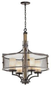 KL/AHRENDALE4 Ahrendale 4 Light Anvil Iron Chandelier