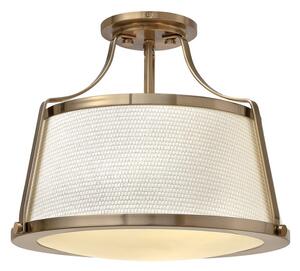 HK-CHARLOTTE-SF-BC Charlotte 3 Light Brushed Caramel Semi Flush Light