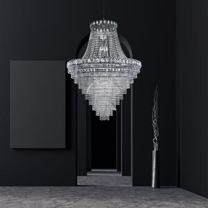 Searchlight 1711-102CC Louis Philipe 28 Light Crystal Chandelier Chro