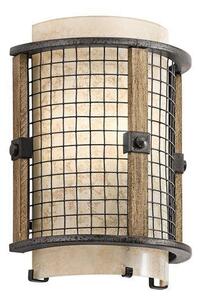 KL/AHRENDALE1 Ahrendale 1 Light Anvil Iron Wall Light