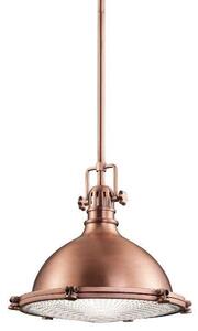KL/HATTBAY/M ACO Hatteras Bay 1 Light Antique Copper Medium Pendant