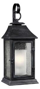 FE/SHEPHERD/2L Shepherd Large Wall Lantern In Dark Weathered Zinc