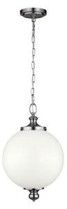 FE/PARKMAN/PL PN Parkman 1 Light Polished Nickel Large Pendant
