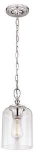 FE/HOUNSLOW/P PN Hounslow 1 Light Polished Nickel Mini Pendant