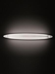 W065 1 Light Large LED Wall Light In Ivory - Width: 650mm