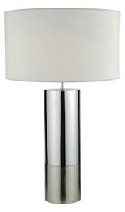 Dar ING4250 Ingleby Table Lamp With White Cotton Shade