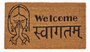 Homescapes Swagat Welcome Coir Doormat