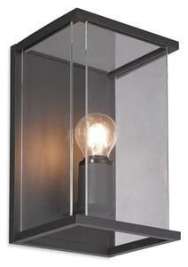 Firstlight 5945GP Carlton Wall Light In Graphite Aluminium With Clear Glass