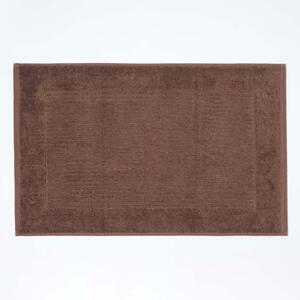 Homescapes Imperial Plain Bath Mat Chocolate