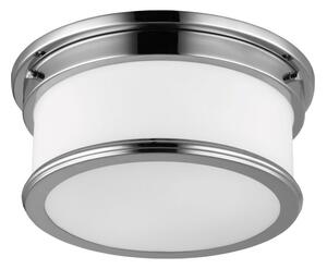 Payne 2 Light Polished Chrome Bathroom Flush Ceiling Light