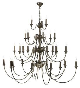 David Hunt Lighting BAI3363 Bailey 33 Light Pendant Ceiling Light In Bronze