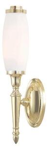 BATH/DRYDEN5 PB Dryden 1 IP44 Polished Brass Bathroom Wall Light