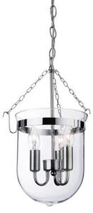 Firstlight 8636CH Regal Ceiling Lantern In Chrome With Clear Glass