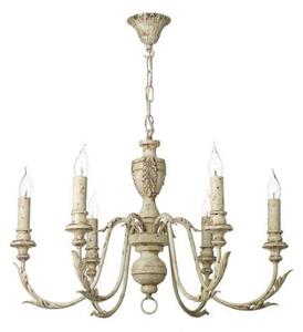 David Hunt Lighting EMI0655 Emile 6 Light Pendant Ceiling Light In Rustic French, Fitting Only