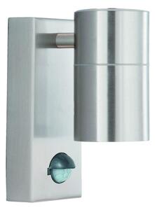 Searchlight 7008-1SS-LED Outdoor 1 Light Wall Light In Stainless Steel With Motion Sensor