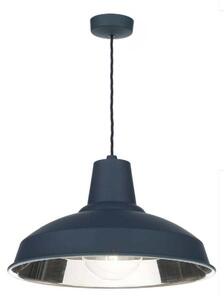 David Hunt Lighting REC0199 Reclamation Pendant Ceiling Light In Smoke Blue