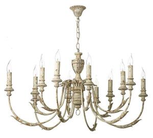 David Hunt Lighting EMI1255 Emile 12 Light Pendant Ceiling Light In Rustic French, Fitting Only