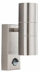 Searchlight 7008-2SS-LED 2 Light Outdoor Light In Stainless Steel With Motion Sensor